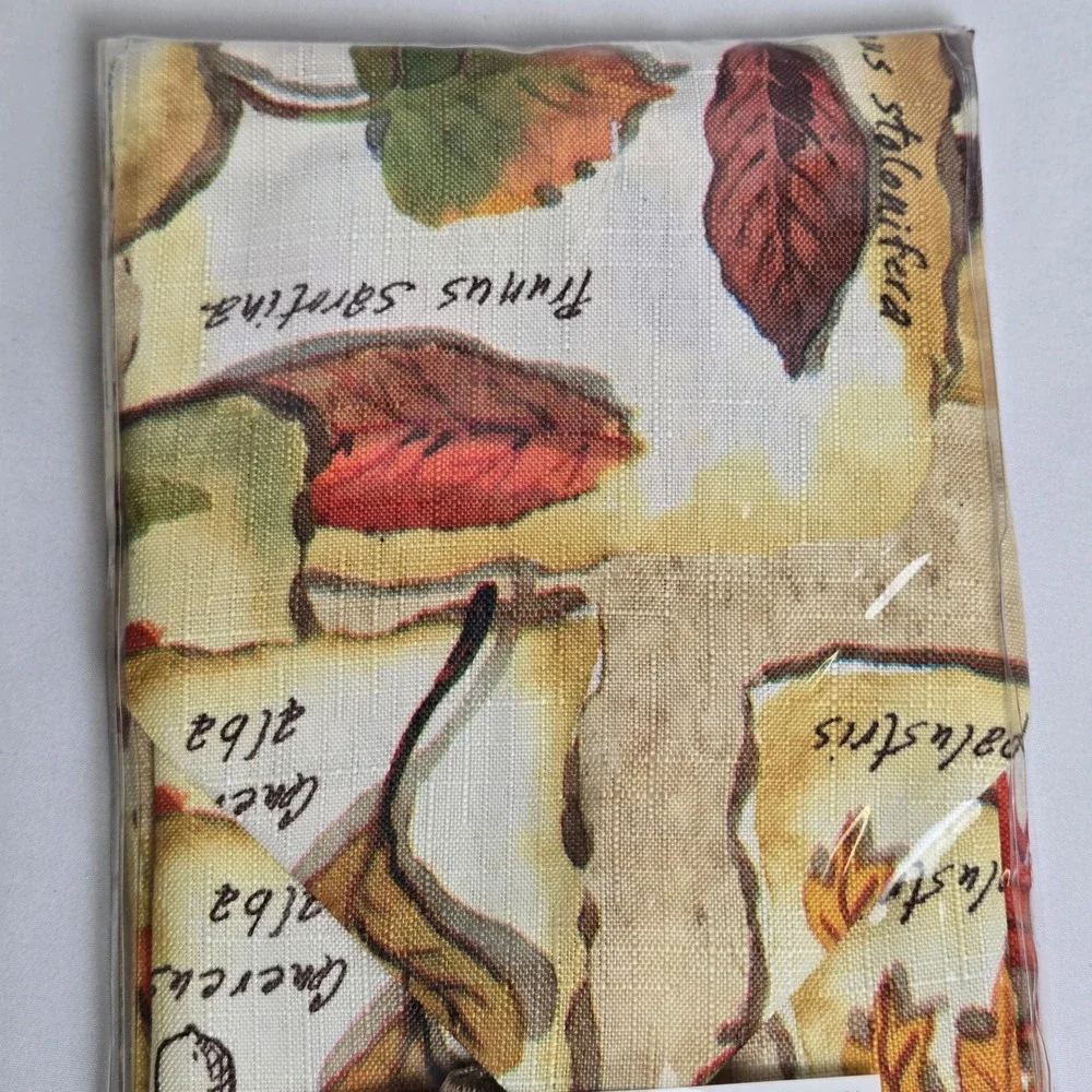 JC Penney Home Collection Painted Leaves Fall Runner, 13